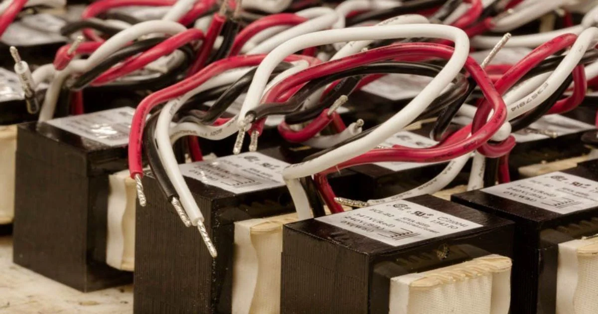 Custom power transformers assembled for industrial and OEM applications